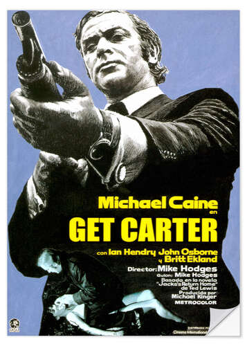 Selvklebende plakat Get Carter (spansk)