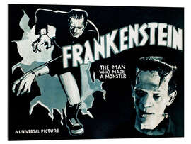 Aluminium print Frankenstein - The Man Who Made a Monster