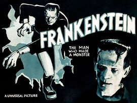 Magnettafel Frankenstein - The Man Who Made a Monster