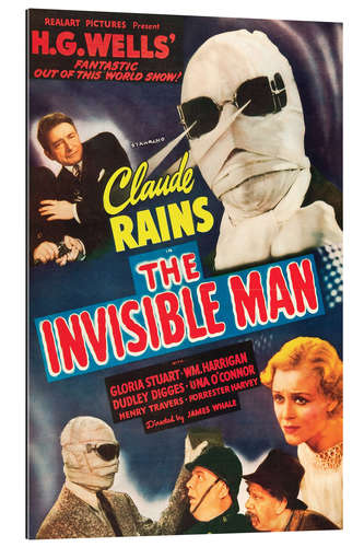 Cuadro de plexi-alu THE INVISIBLE MAN