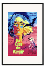 Gerahmter Kunstdruck Der Kuß des Vampirs