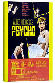 Canvas print Alfred Hitchcock&#039;s Psycho