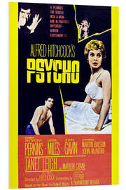 Foam board print Alfred Hitchcock's Psycho