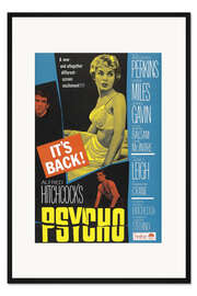 Gerahmter Kunstdruck Psycho