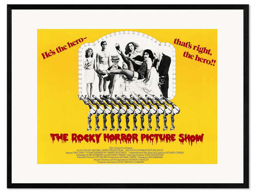 Kehystetty taidepainatus The Rocky Horror Picture Show