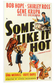 Tableau en PVC Some Like It Hot (Certains l'aiment chaud)