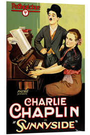 Tableau en PVC Charlie Chaplin - Sunnyside