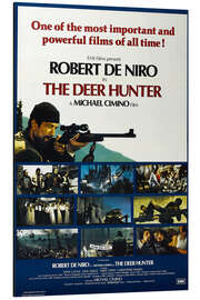 Aluminium print THE DEER HUNTER, British poster, Robert De Niro (top left), 1978