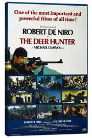 Obraz na płótnie THE DEER HUNTER, British poster, Robert De Niro (top left), 1978