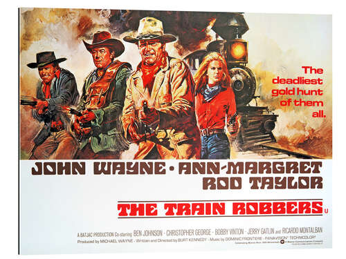 Galleritryck THE TRAIN ROBBERS, Rod Taylor, Ben Johnson, John Wayne, Ann-Margret, 1973