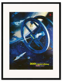 Stampa artistica con cornice 2001: A Space Odyssey Space Travel