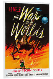 Foam board print THE WAR OF THE WORLDS, 1953