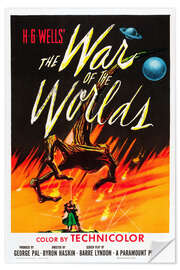 Vinilo para la pared THE WAR OF THE WORLDS, 1953