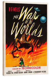 Puutaulu THE WAR OF THE WORLDS, 1953