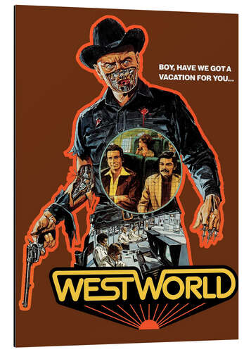 Aluminium print Westworld