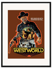 Gerahmter Kunstdruck Westworld