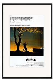 Gerahmter Kunstdruck Badlands – Zerschossene Träume (englisch)