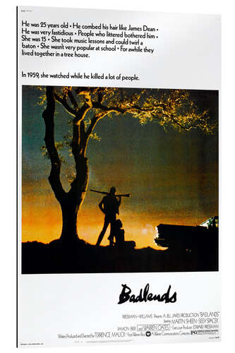 Gallery print BADLANDS, Martin Sheen, Sissy Spacek, 1973