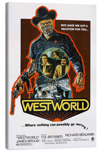 Lærredsbillede WESTWORLD, Yul Brynner