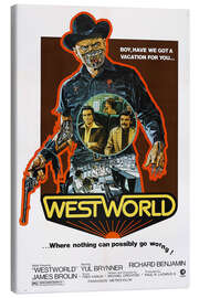 Canvas print WESTWORLD, Yul Brynner