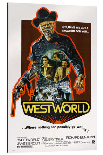 Tableau en plexi-alu Westworld (anglais)