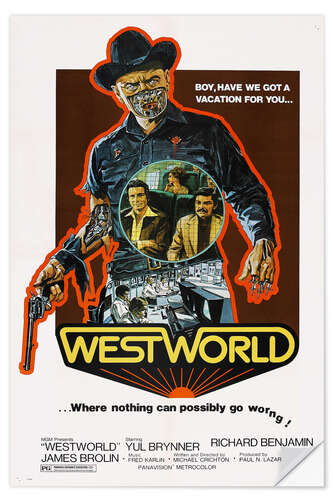 Wandsticker Westworld