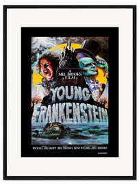 Gerahmter Kunstdruck Frankenstein Junior (englisch)