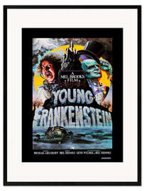 Innrammet kunsttrykk Young Frankenstein, Gene Wilder, Peter Boyle, 1974