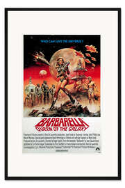 Framed art print Barbarella, Queen of the Galaxy