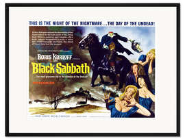 Gerahmter Kunstdruck Die drei Gesichter der Furcht (englisch)