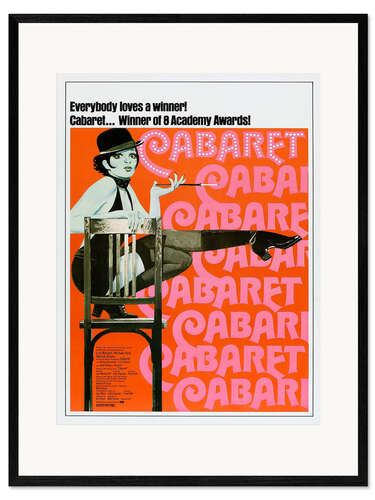 Impresión de arte enmarcada Cabaret, Liza Minnelli, 1972