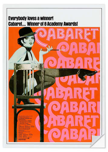 Wandsticker Cabaret