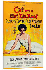 Magnettafel Katze Auf Dem Heißen Blechdach (englisch)