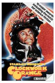 Selvklebende plakat Clockwork Orange