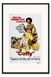 Gerahmter Kunstdruck Coffy – die Raubkatze (englisch)