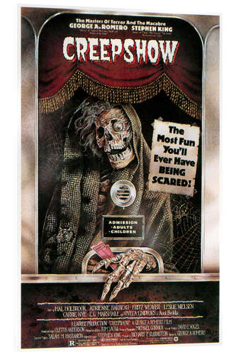 Tableau en verre acrylique Creepshow 1982 (anglais)