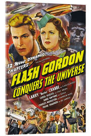 Akrylbilde Flash Gordon Conquers the Universe