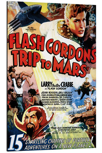 Aluminiumtavla Flash Gordon's Trip to Mars