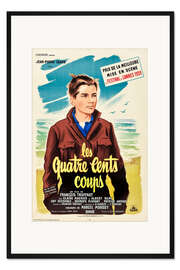 Gerahmter Kunstdruck Sie küßten und sie schlugen ihn (französisch)