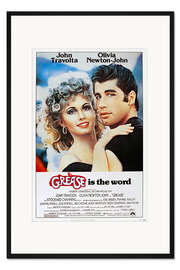 Gerahmter Kunstdruck Grease