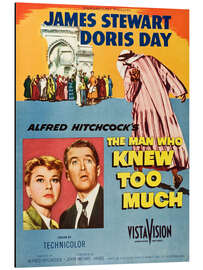 Magnettafel Doris Day, James Stewart - The Man Who Knew too Much, 1956