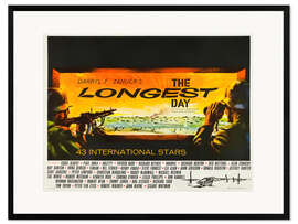 Innrammet kunsttrykk THE LONGEST DAY, 1962
