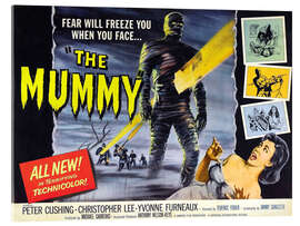 Acrylic print The Mummy, Christopher Lee, Yvonne Furneaux