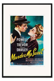 Gerahmter Kunstdruck Murder, My Sweet