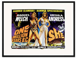 Gerahmter Kunstdruck Eine Million Jahre vor unserer Zeit - Herrscherin der Wüste (englisch)