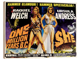 Stampa su legno One Million Years B.C. / She