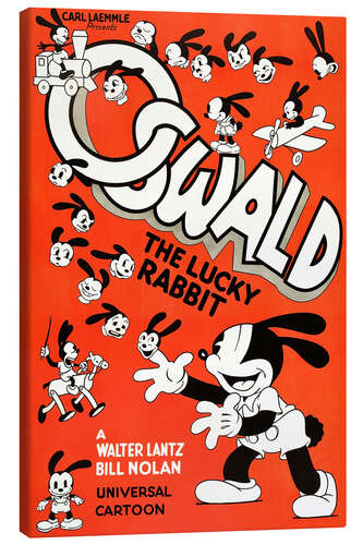 Canvas print Oswald the Lucky Rabbit