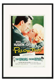 Gerahmter Kunstdruck Bettgeflüster (englisch)