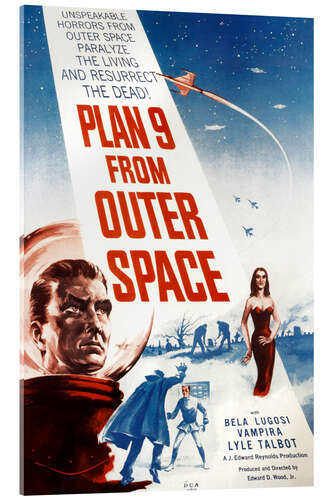 Cuadro de metacrilato Plan 9 del espacio exterior (inglés)