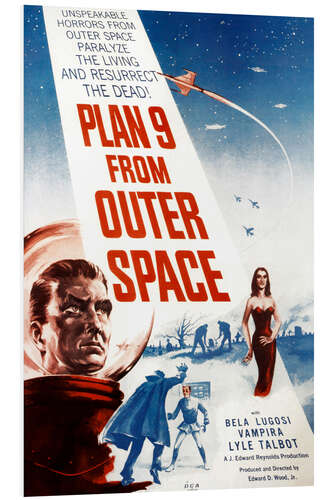 Foam board print Plan 9 from Outer Space